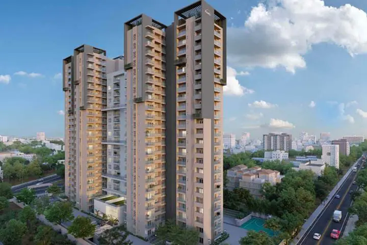 Towers and surroundings