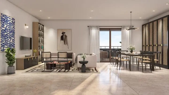 Living and dining